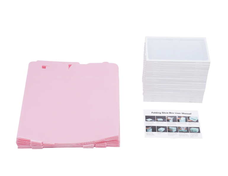 20-Delige Stapelbare Schoenenorganizers – Kunststof Opbergers voor Kast en Hal