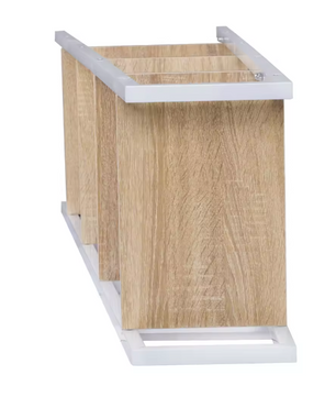 Industriële Boekenkast met 4 Planken – Houten Opbergrek met Metalen Frame voor Woonkamer of Kantoor