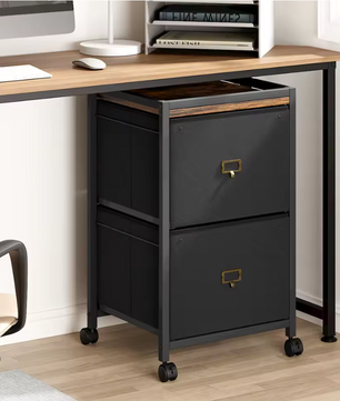 Mobiele Stoffen Archiefkast met Laden – Voor A4 en Briefpapier