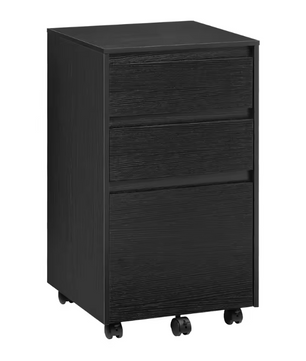 Mobiele Archiefkast met 3 Laden – Houten Kantoor Rolcontainer met Wielen – 40x70x40 cm – Industrieel Design