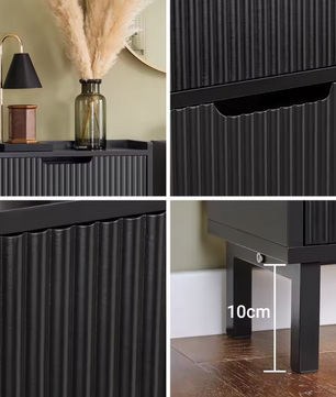 Smalle Schoenenkast met 2 Kieplades – Modern en Ruimtebesparend Schoenenmeubel