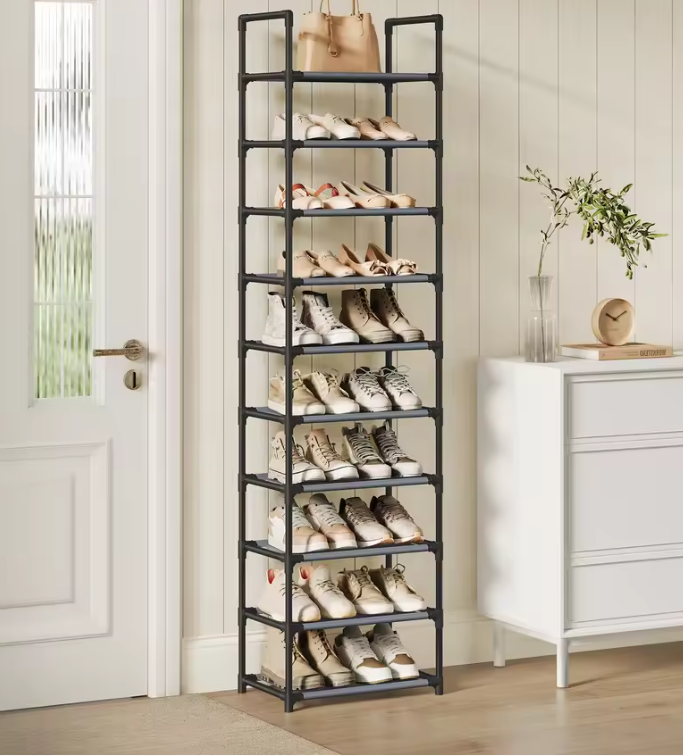 Smal Schoenenrek met 10 Niveaus – Metalen Frame