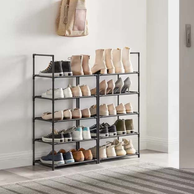 Smal Schoenenrek met 10 Niveaus – Metalen Frame