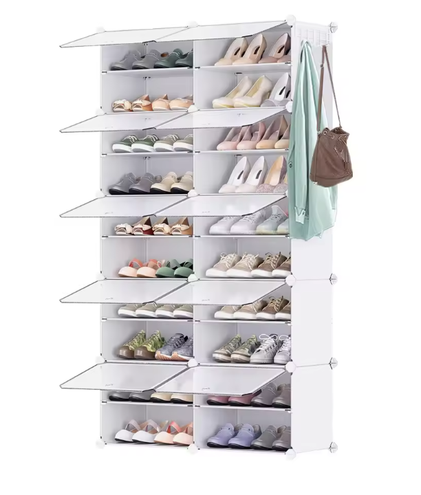 Grote Schoenenkast met Deuren – Ruimte voor ca. 40 Paar