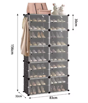 Grote Schoenenkast met Deuren – Ruimte voor ca. 40 Paar
