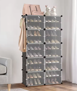 Grote Schoenenkast met Deuren – Ruimte voor ca. 40 Paar