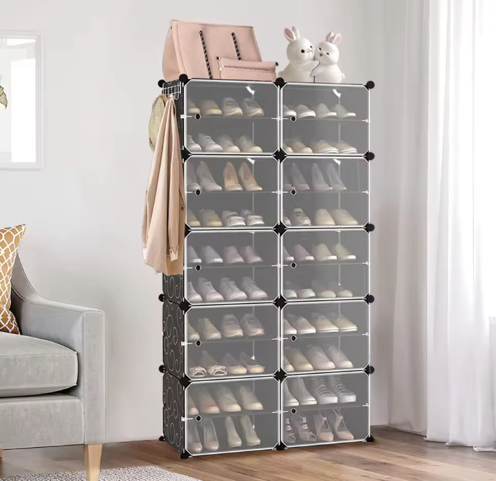 Grote Schoenenkast met Deuren – Ruimte voor ca. 40 Paar