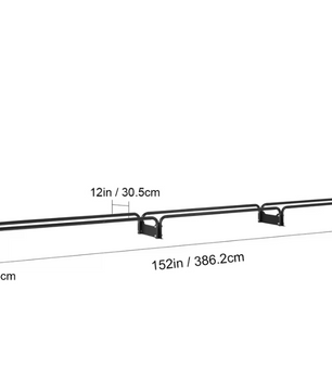 Buitenhaard Houtopslagrek met Waterdichte 600D Cover – Heavy Duty en Groot Formaat