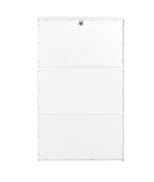 Smalle Schoenenkast met 2 Klepvakken en Lade – 61×101×26 cm