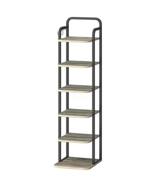 Verticaal Schoenenrek met 6 Lagen – Vrijstaand en Ruimtebesparend