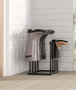 Witte Schoenenkast met 12 Vakken – Ruimtebesparend Houten Schoenenrek