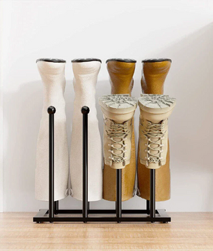 Witte Schoenenkast met 12 Vakken – Ruimtebesparend Houten Schoenenrek