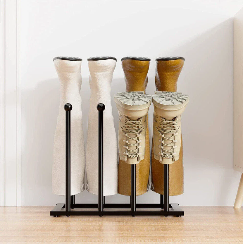 Witte Schoenenkast met 12 Vakken – Ruimtebesparend Houten Schoenenrek