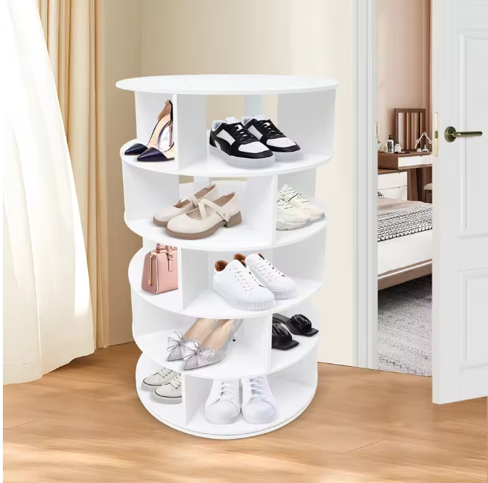Draaibaar Schoenenrek 5 Lagen – Vrijstaand en Ruimtebesparend Organizer