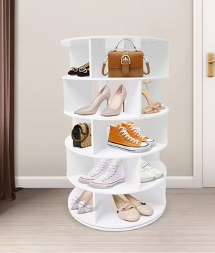 Draaibaar Schoenenrek 5 Lagen – Vrijstaand en Ruimtebesparend Organizer