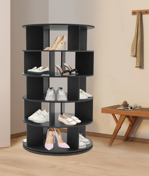 Draaibaar Schoenenrek 5 Lagen – Vrijstaand en Ruimtebesparend Organizer