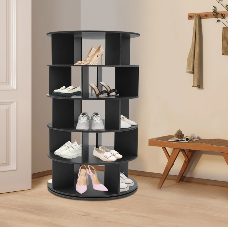 Draaibaar Schoenenrek 5 Lagen – Vrijstaand en Ruimtebesparend Organizer