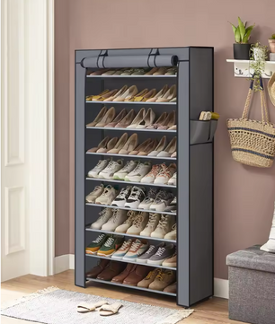 Schoenenrek Met 10 Lagen – Ruime Schoenenkast voor ca. 40 Paar