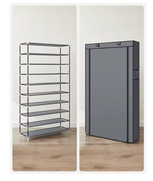 Schoenenrek Met 10 Lagen – Ruime Schoenenkast voor ca. 40 Paar