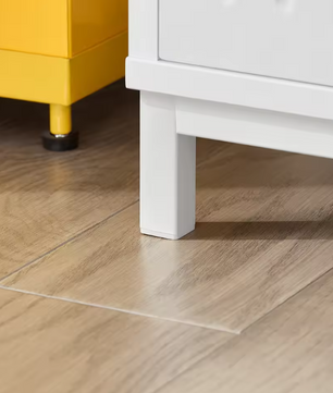 Witte Schoenenbank met Zitting en Opbergruimte – 100×35×42 cm