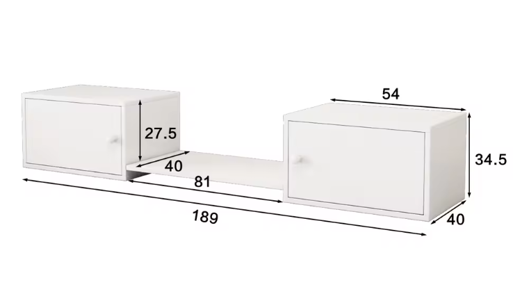 Lange Witte Schoenenkast met Zitbank – 189×40×34,5 cm, Veelzijdig Halmeubel