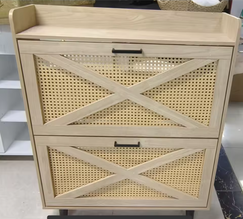 Twee-Deurs Schoenenkast – Ruime Opbergkast voor Hal en Slaapkamer