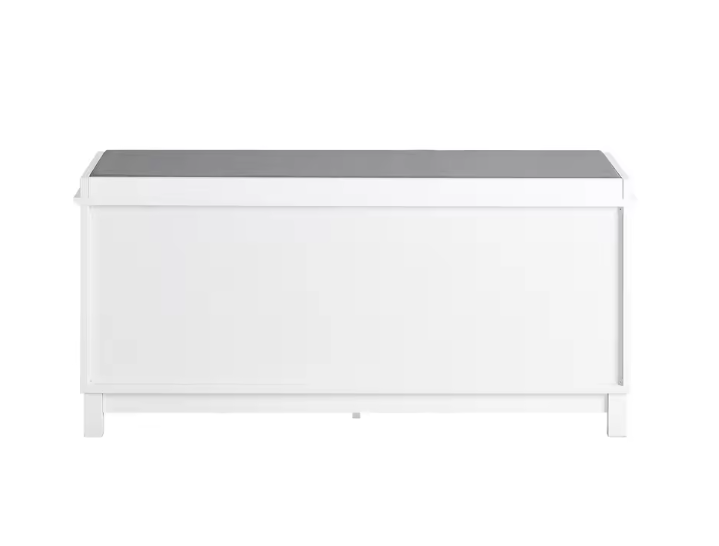 Schoenenbank met Kussen en Schuifdeuren – Opbergbank voor Hal