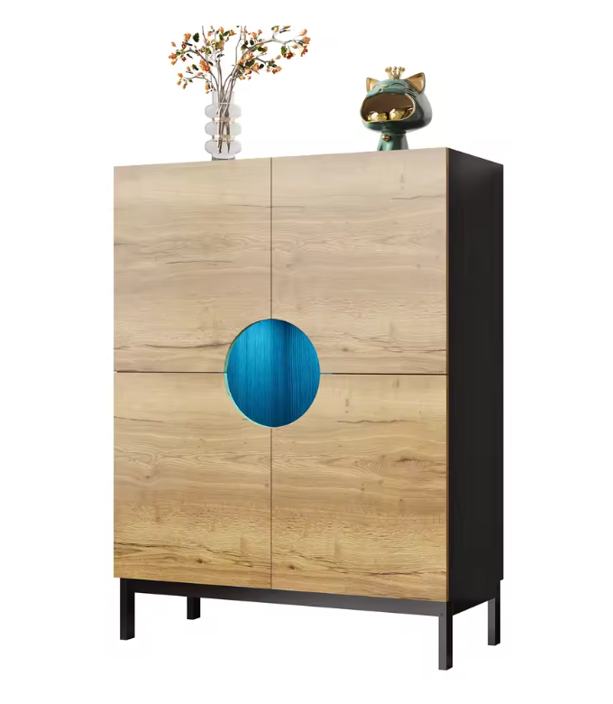 Schoenenkast met LED-Display – Opbergkast met Verstelbare Planken