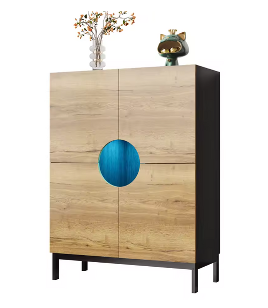 Schoenenkast met LED-Display – Opbergkast met Verstelbare Planken