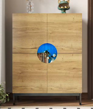 Schoenenkast met LED-Display – Opbergkast met Verstelbare Planken