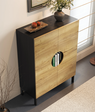 Schoenenkast met LED-Display – Opbergkast met Verstelbare Planken