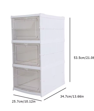 Opvouwbare Schoenenkast – 3/6 Lagen Transparante Schoenendozen