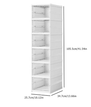 Opvouwbare Schoenenkast – 3/6 Lagen Transparante Schoenendozen