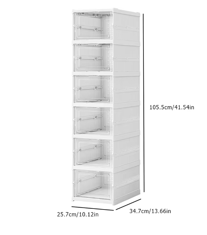Opvouwbare Schoenenkast – 3/6 Lagen Transparante Schoenendozen