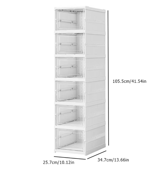 Opvouwbare Schoenenkast – 3/6 Lagen Transparante Schoenendozen
