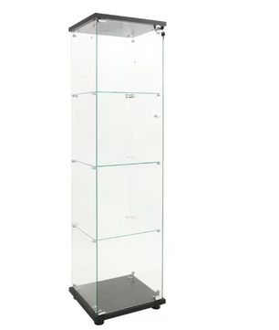 Glazen Vitrinekast met LED – 4-Laags Displaykast