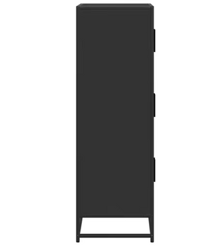 Elegant Hoog Opbergkastje – Houten Composiet en Metaal, Modern Highboard