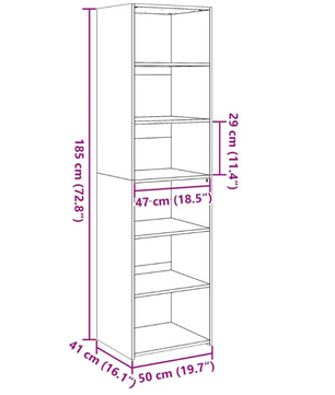 Stijlvol Hoog Highboard – Zwarte Opbergkast van Houtmateriaal, Modern Design