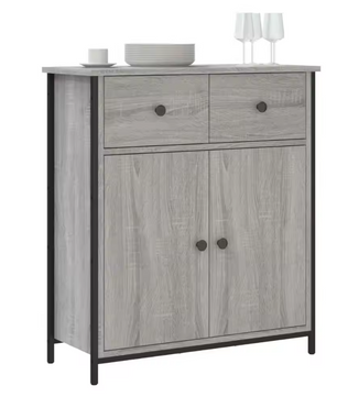 Moderne Minimalistische Opbergkast – 70×30×80 cm, Houten Sideboard met Verstelbare Voeten