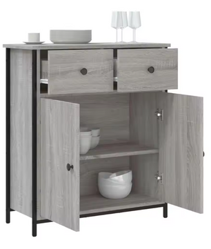 Moderne Minimalistische Opbergkast – 70×30×80 cm, Houten Sideboard met Verstelbare Voeten