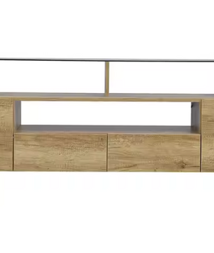 Modern Hoogglans TV-Lowboard – Kast met LED-Verlichting, 200 cm