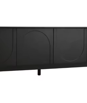 TV-meubel 175 cm – Modern Lowboard met Deuren en Verstelbare Planken