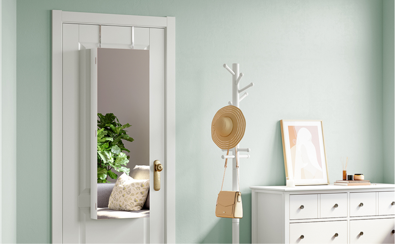 Deurhaken Set voor Sieradekast – Stalen Haken voor Hangmontage (2-delig)