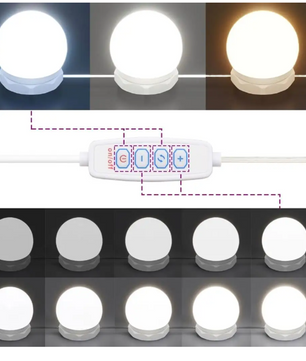 LED Badkamerkast met Spiegel – Gerookt Eiken, Wandkast met Open Planken (90×31,5×62 cm)