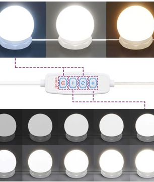 Witte LED Badkamerkast met Spiegel – Wandkast met 16 Vakken (91×15×76,5 cm)