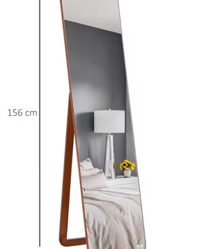 Volledige Staande Spiegel – Houten Lijst, Vrijstaand of Wandmontage