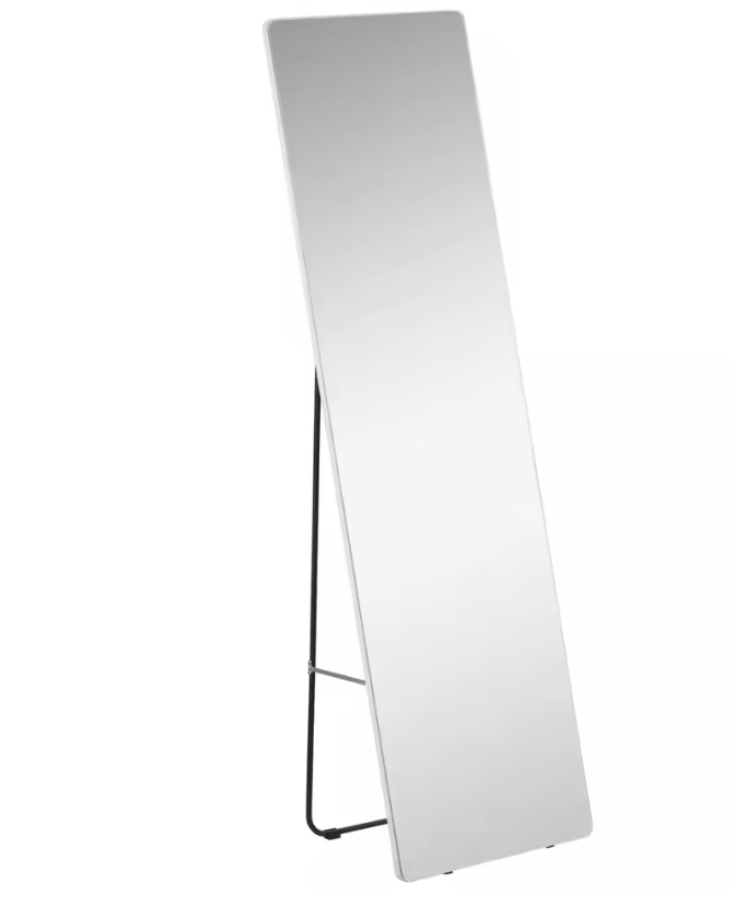 Staande Volledige Lichaamsspiegel 45×37×158,5 cm – Vrijstaand en Wandmontage