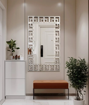 Decoratieve Venetiaanse Wandspiegel 120×70 cm – Rechthoekig en Facetrand