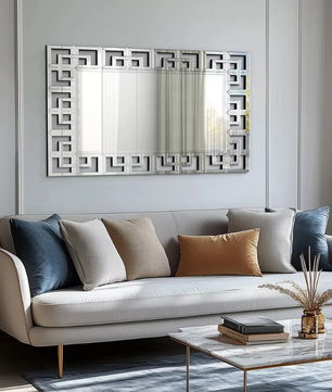 Decoratieve Venetiaanse Wandspiegel 120×70 cm – Rechthoekig en Facetrand