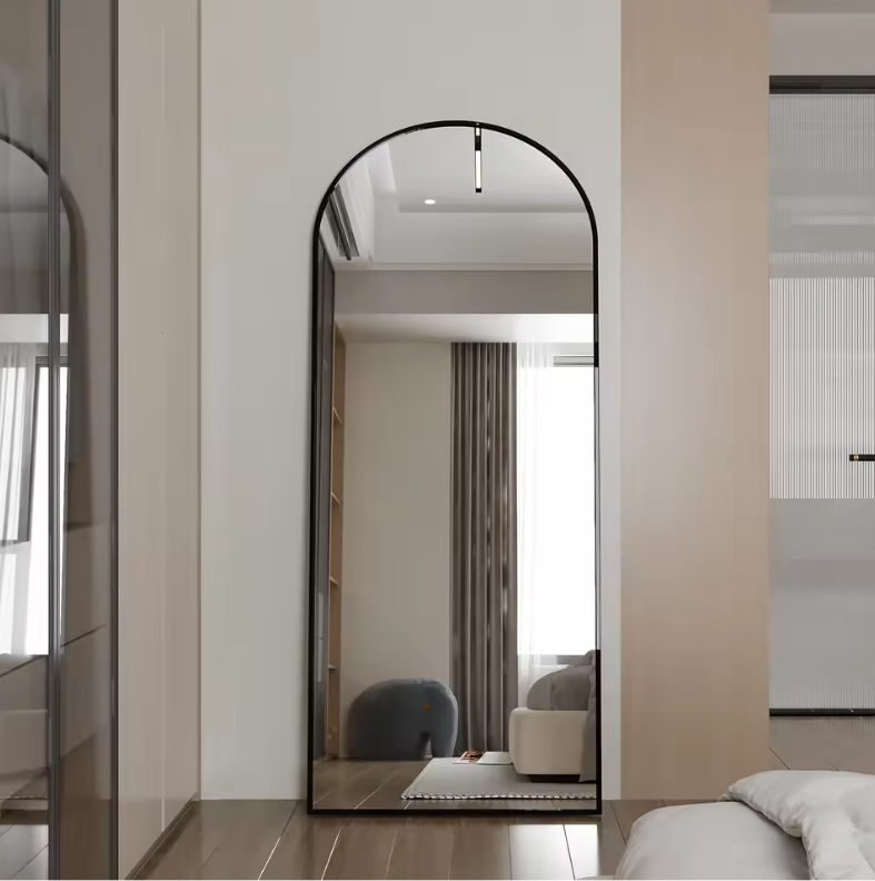 Volledige Staande Spiegel 180×80 cm – Vrijstaand, Kantelbaar en Wandmontage Optie